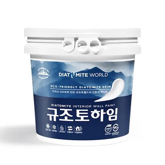 규조토하임 곰팡이방지페인트 베란다 결로방지 벽 단열 항균 친환경 10kg 화이트