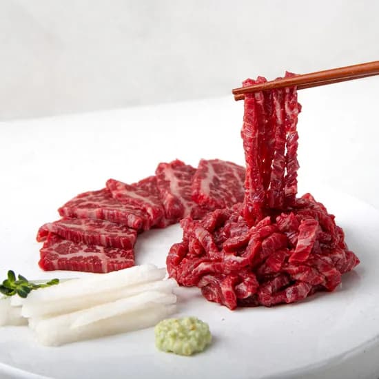소소한형제 한우 육회 육사시미 생차돌박이사시미 뭉티기 육우 HACCP