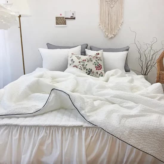 파이핑 점프 시어서커 여름 침구 차렵이불 SS
