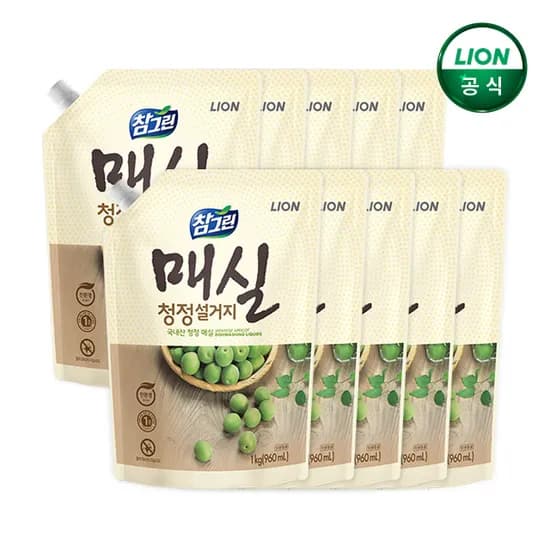 참그린 매실 1kg 리필 10개