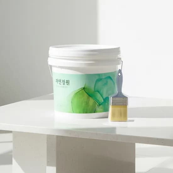 자연정원 친환경 규조토 벽지 페인트 셀프 아이방 벽 인테리어 가구 천연 황토 화이트 10kg
