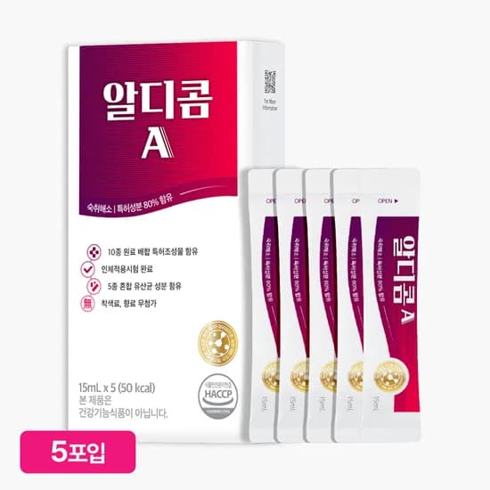 알디콤A 숙취해소제 5포 1개