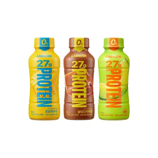 랩노쉬 프로틴 드링크 퍼펙트 350ml 3종 18개입 (메론+초당옥수수+솔티드카라멜)