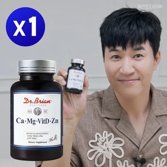 닥터브라이언 칼마디 칼슘 마그네슘 비타민D 아연 종합영양제 90정, 1개