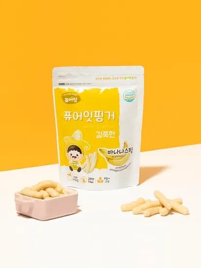 퓨어잇 핑거 길쭉한 바나나스틱 아이과자 간식