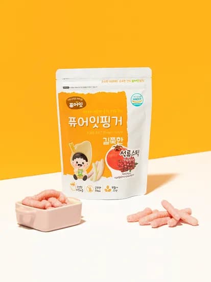 퓨어잇 핑거 길쭉한 석류스틱 아이과자 간식