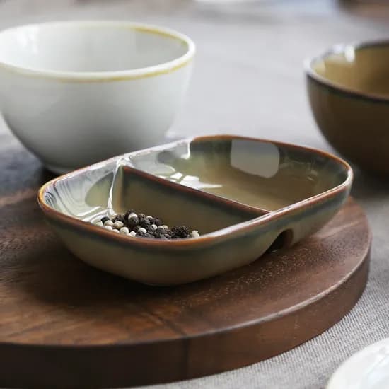 까사무띠 세나 2칸나눔접시(대) 15cm