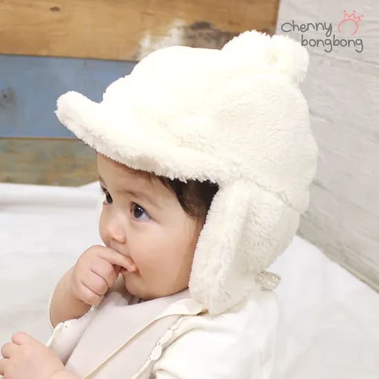 채니봉봉 겸둥이 귀달이 모자 유아모자