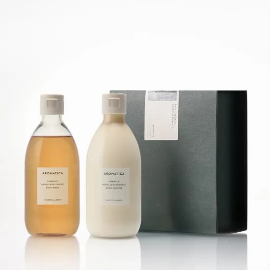 아로마티카 바디워시 300ML & 바디로션 300ML 2종 선물세트 바디케어 바디워시로션 기프트 세트