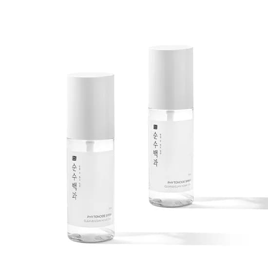순수백과 차량용 탈취제 신차 자동차 실내 에어컨 차 담배 냄새 제거 가정용 70ml 1+1