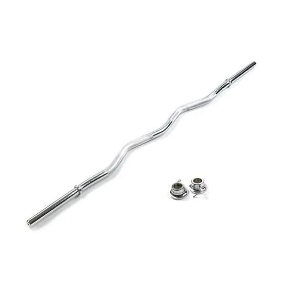 경량 이지바 바벨봉 역기 EZ바 컬바 헬스바 1200mm 25mm