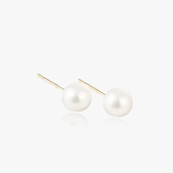 14k 담수 진주 금 귀걸이 46,000원