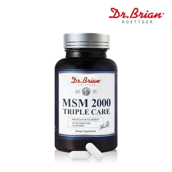닥터브라이언 MSM 2000 트리플케어 엠에스엠 120정, 1개