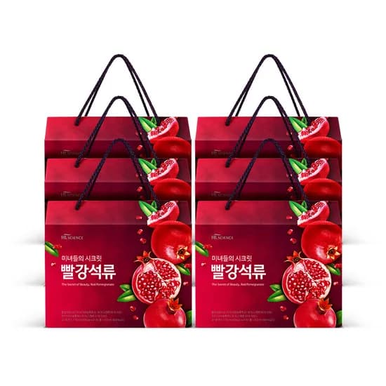 미녀들의 시크릿 빨강석류 즙 석류농축액 21포 6개 79,900원
