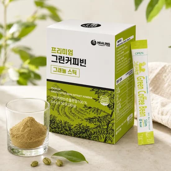 아임힐링 그린커피빈 추출분말 클로로겐산 30g 1개
