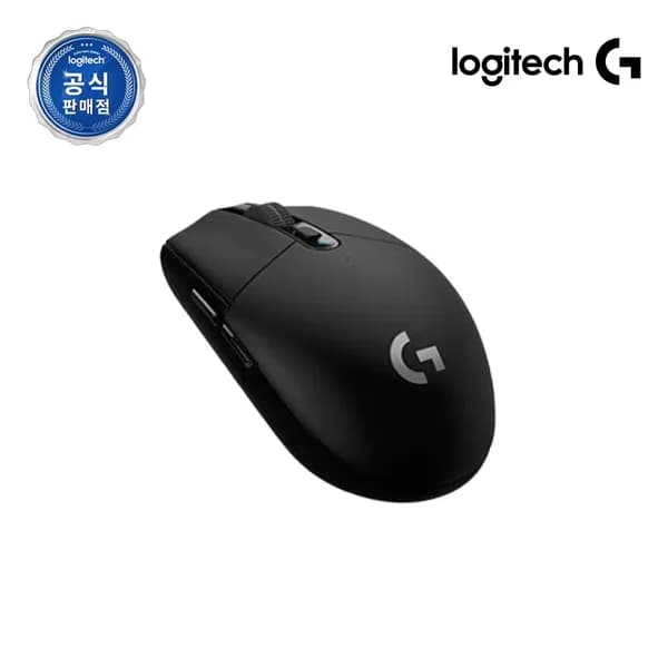 로지텍 G304 LIGHTSPEED 게이밍 마우스 블랙
