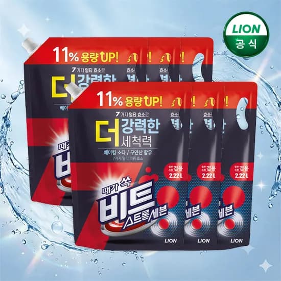 비트 스트롱세븐 액체세제 2.22L 6개