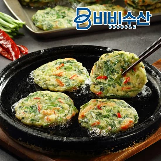 사옹원 부침명장 한입 땡초 부추전 300g 김말이튀김