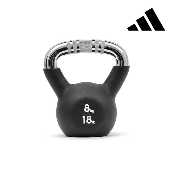 아디다스 아이언 케틀벨 크로스핏 웨이트 트레이닝 스쿼트 운동 용품 8kg, 1개