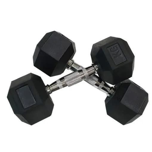 천연육각 덤벨 5kg 아령 5키로 세트 PEV