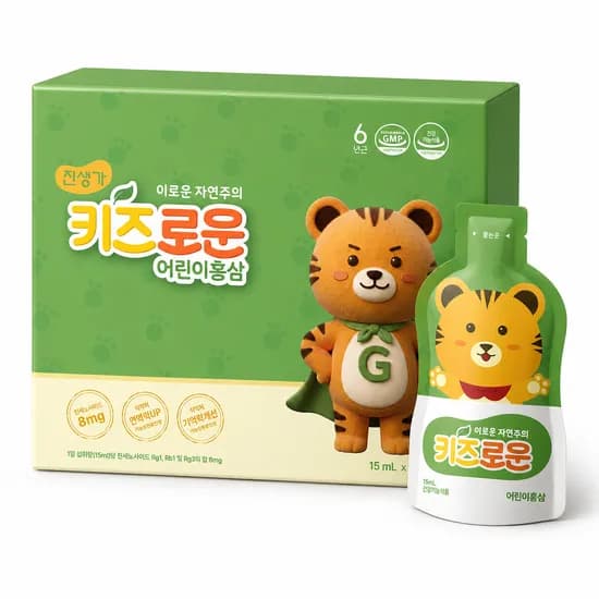 진생가 키즈로운 어린이홍삼 15ml 30포