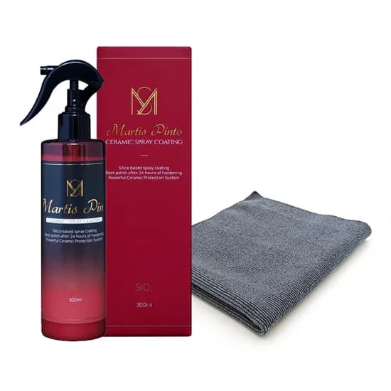 마르티스 핀토 초고속 유리막 코팅제 물왁스 퀵디테일러 300ml+스피드폴리쉬1장