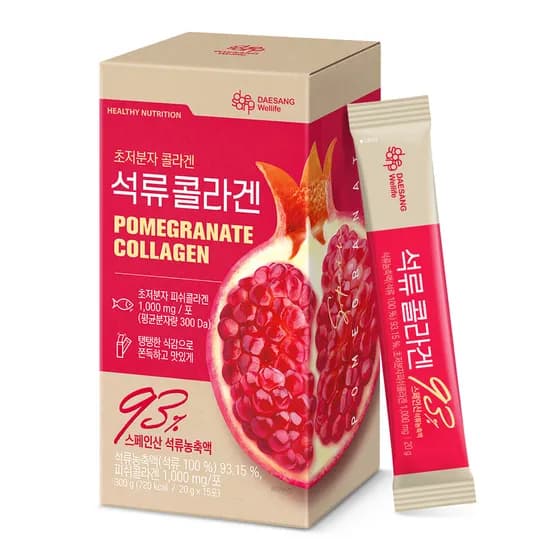 웰라이프 석류 콜라겐 스틱 (20g) 저분자 젤리스틱 피쉬어류 15포, 1개