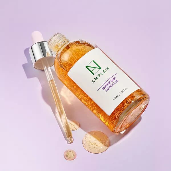 앰플엔 펩타이드샷 2X 모공탄력 앰플 대용량 100ml