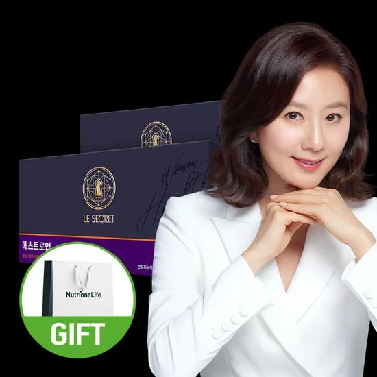 르시크릿 김희애 에스트로업 2박스 2개월분 여성 갱년기 면역