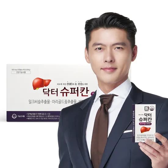 닥터슈퍼칸 밀크씨슬 루테인 4개월분 실리마린 900mg x 120캡슐 선물세트