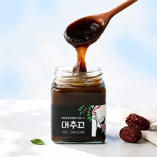 허밍테이블 대추고 경산 대추 대추차 프리미엄 수제청 330g 1병