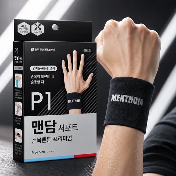 보령제약 맨담서포트 손목 보호대 의료용 의료기기
