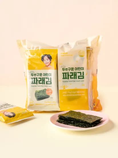 퓨어잇 두번구운 어린이 파래김 무조미 아이반찬 아이김