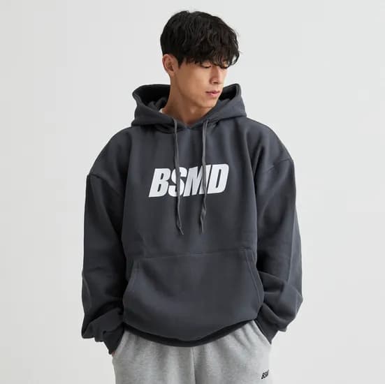 비스트모드 짐웨어 오리지널 기모 후드 티셔츠 헬스 오버핏 긴팔 BSMD