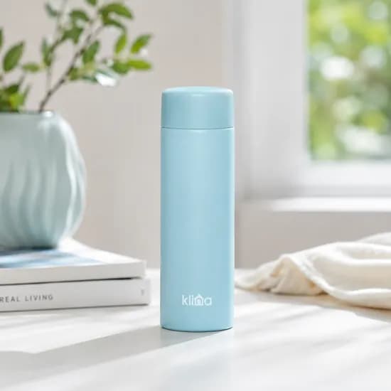 클리나 진공 보냉보온 포켓 미니 텀블러 150ml 블루