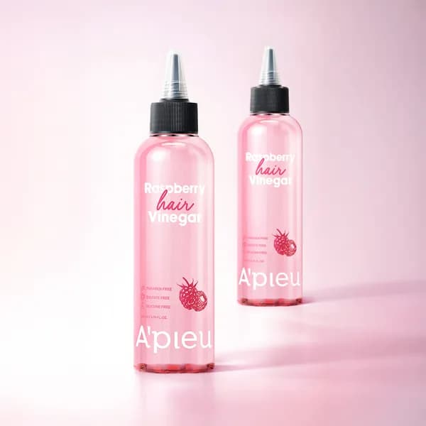 라즈베리 헤어 식초 정수리 두피 쿨링 밸런스 케어 라즈베리향 200ml 2개