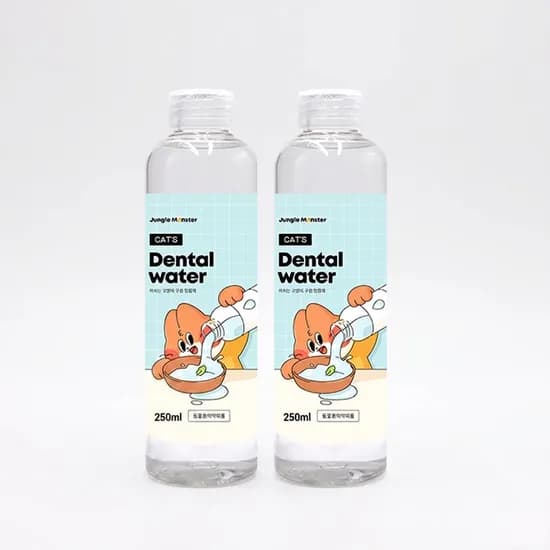 정글몬스터 마시는 고양이 치약 캣 덴탈워터 250ml, 2개