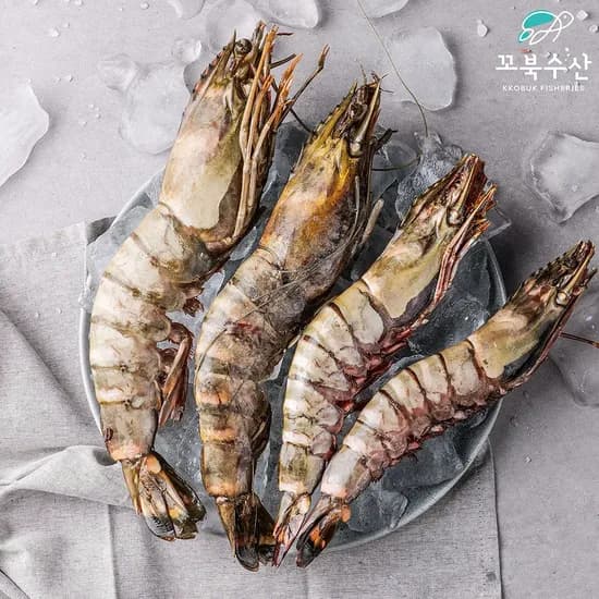 킹타이거 새우 140-360g 냉동 블랙타이거새우