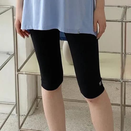 블룸마터니티 5부 임산부 요가바지 만삭팬츠 바이커팬츠 필라테스 레깅스