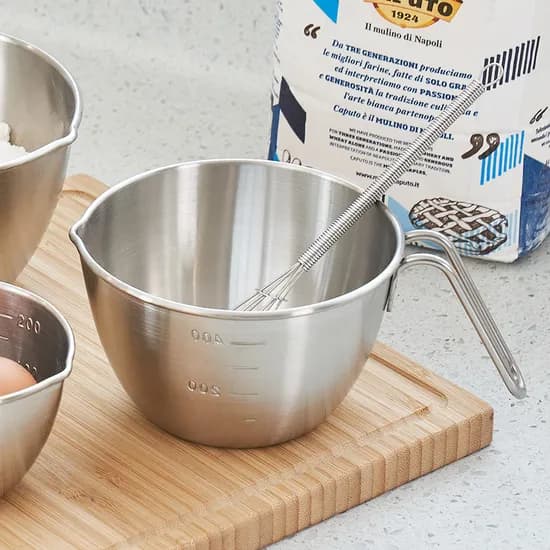국산 304 스텐 손잡이 믹싱 계량컵 500ml