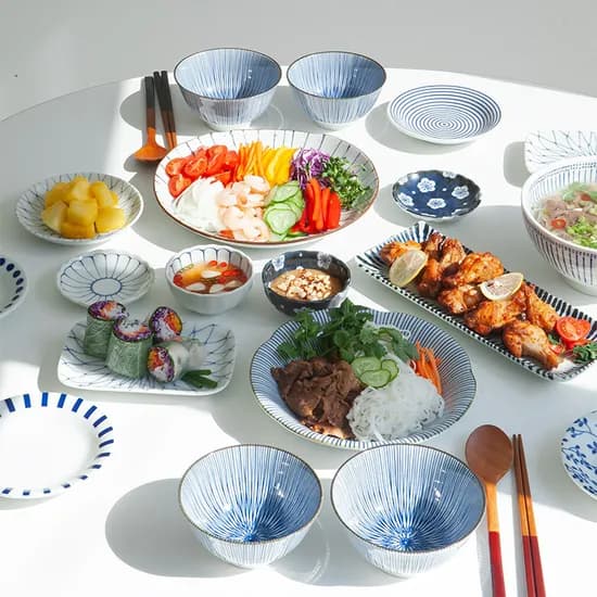 니코트 BEST 가정식 4인 큰접시 홈세트 30P MADE IN JAPAN