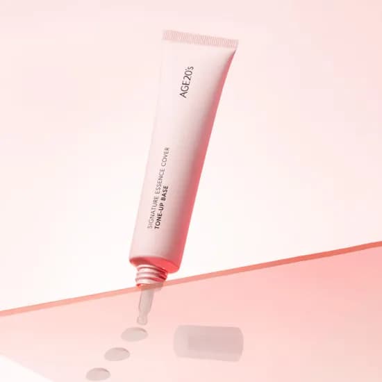 에이지투웨니스 시그니처 에센스 커버톤업 베이스 핑크 40ml (SPF35, PA++)