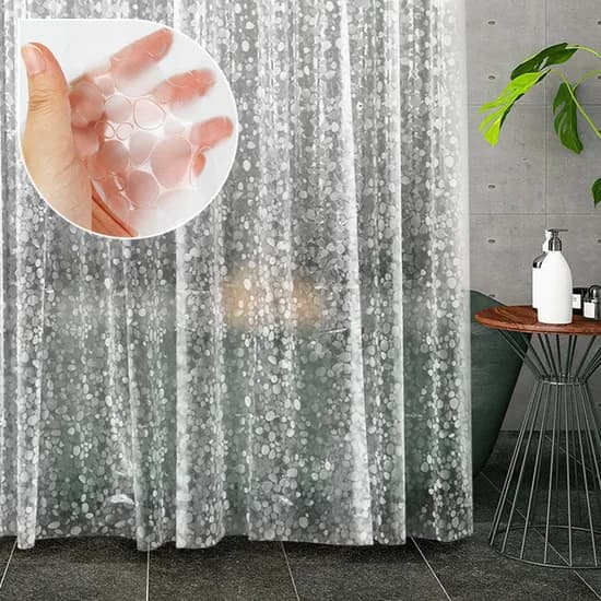 180x180 원형 샤워커튼 욕조 파티션 화장실 칸막이 곰팡이 부스 가림막 방수 8,900원