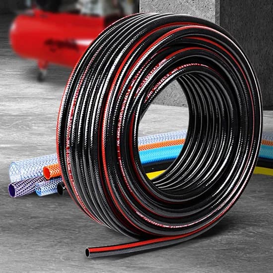 흑고압호스 15x30 고무호수 고압 수도꼭지 호스릴 편사 관수 PVC 산소가스
