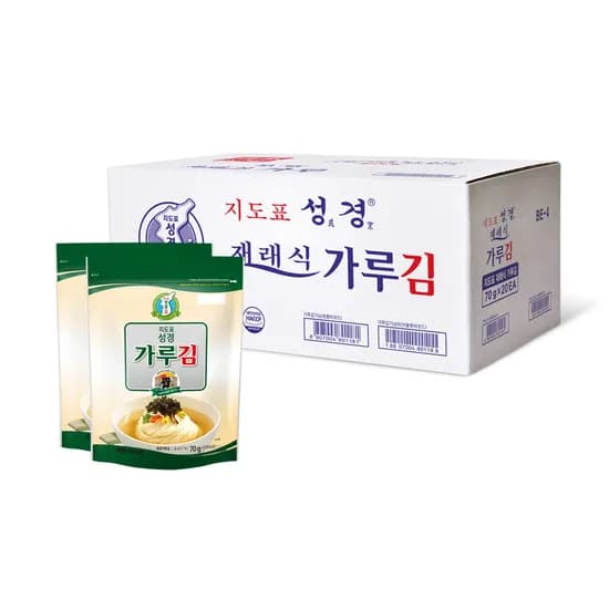 지도표 성경김 재래 김가루 조미 김가루 70g 20개