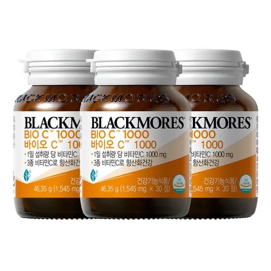 블랙모어스 바이오C1000 임산부비타민C 항산화 비타민씨 1000mg 3개월분