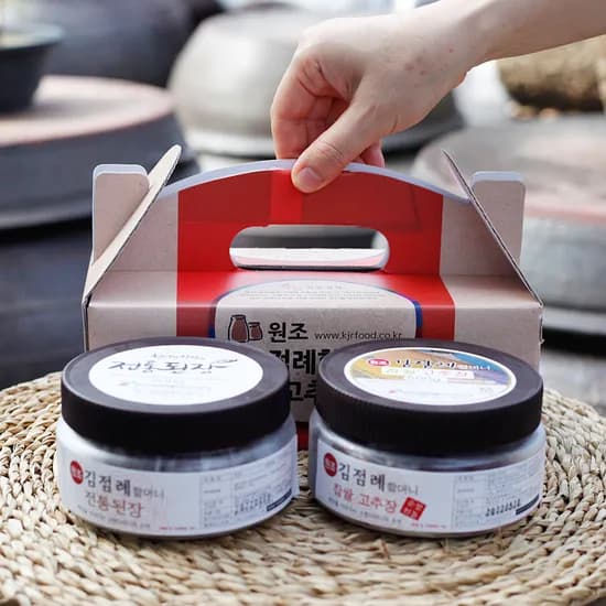 순창전통 찹쌀고추장 재래식된장 선물세트 명절 500g 김점례