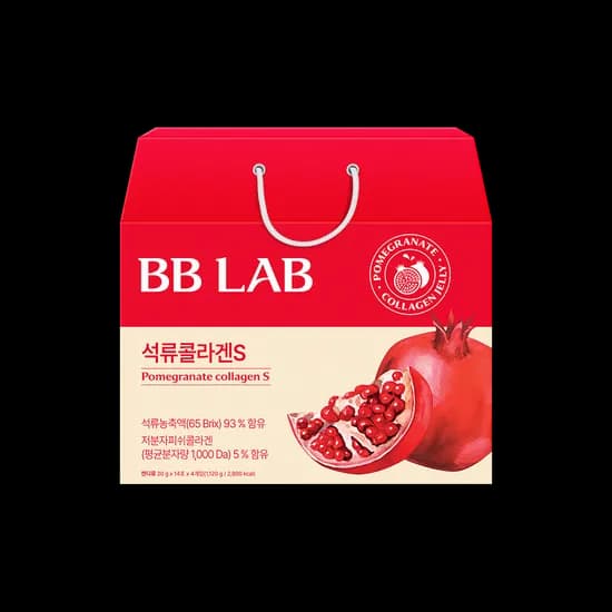 비비랩 석류 콜라겐S 젤리 4개입 선물세트 8주분 저분자 피쉬 젤리스틱