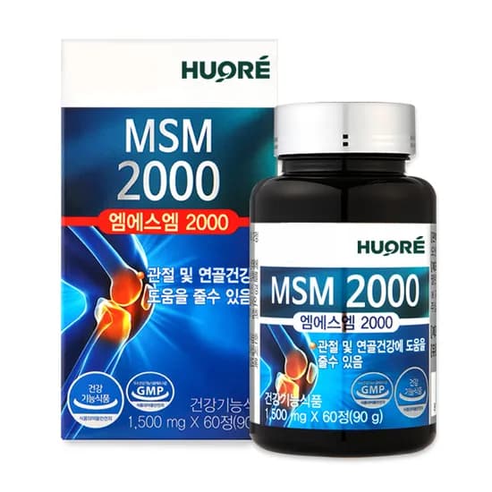 엠에스엠 MSM 2000 식이유황 60정, 1개