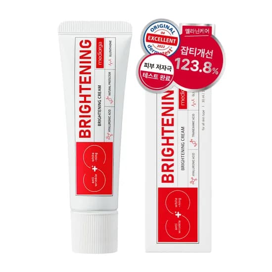메디올가 브라이트닝 크림 기미 잡티 미백케어 30ml, 1개